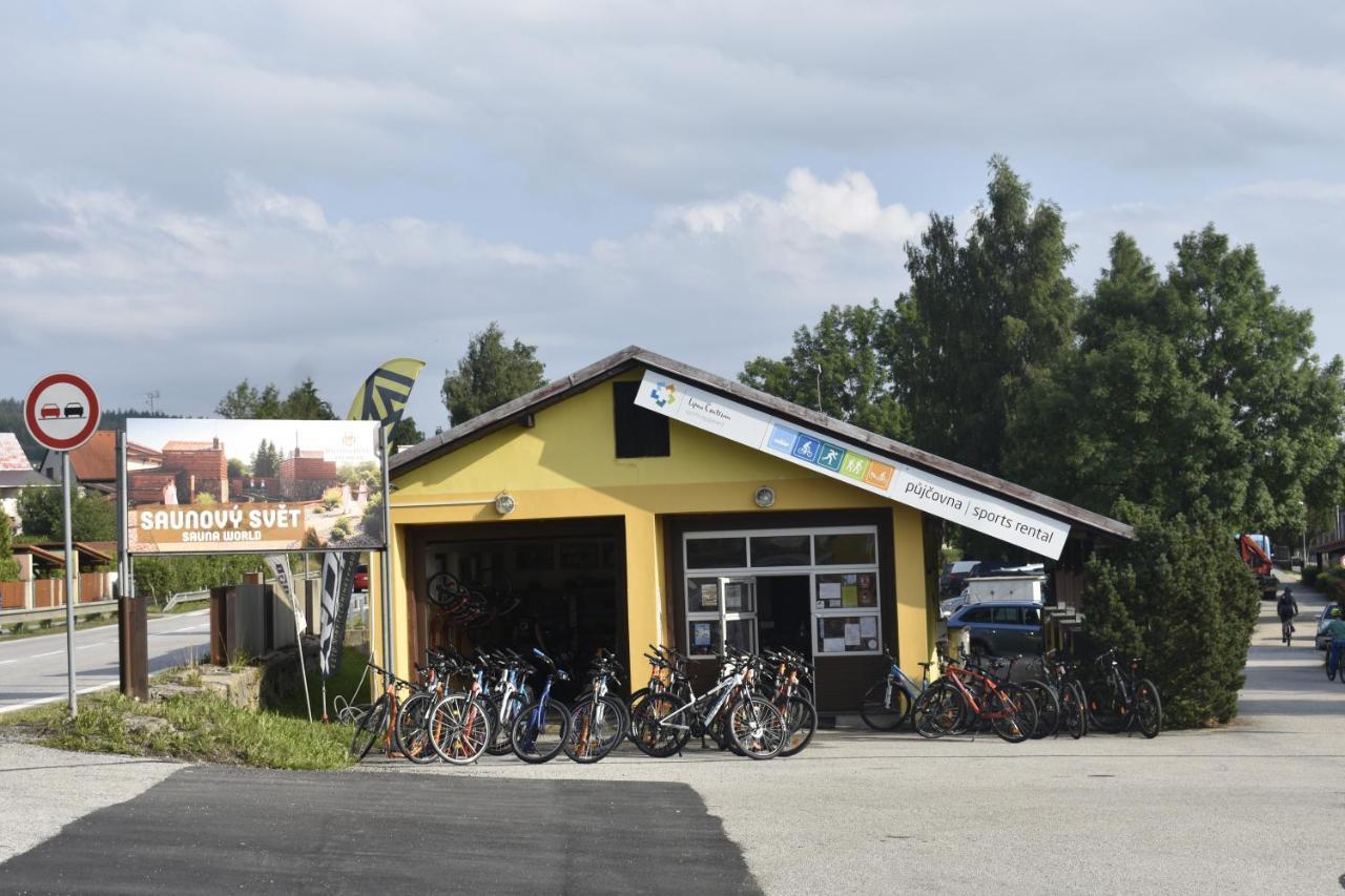 Novy Apartman V Arealu Wellness Hotelu Frymburk Exterior foto